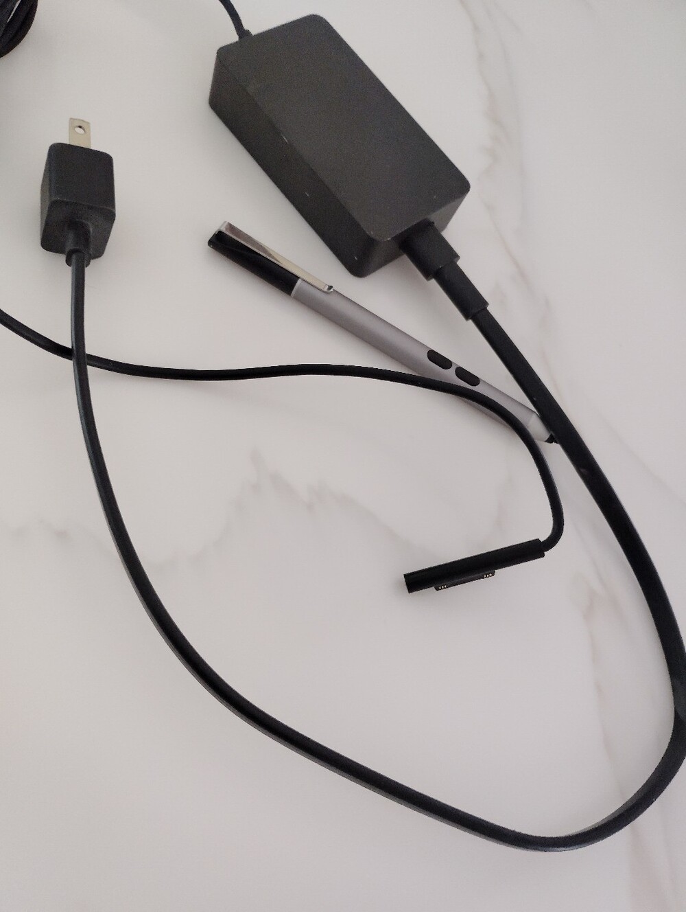 Slim Gray Stylus Pen with Dual Buttons For Surface Pro And Pro Charger